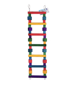 Adventure Bound Wooden Curve Medium Ladder Parrot Toy